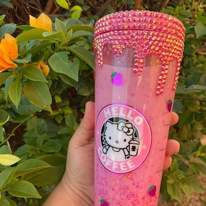 KittyBirthday Gift Sets for Girls, Hello Girl&#39;s Kitty Snowglobe, HK Cup, HK Tumbler, HelloKitty Venti Snow-Globe Tumbler, SanriokITTY Cup