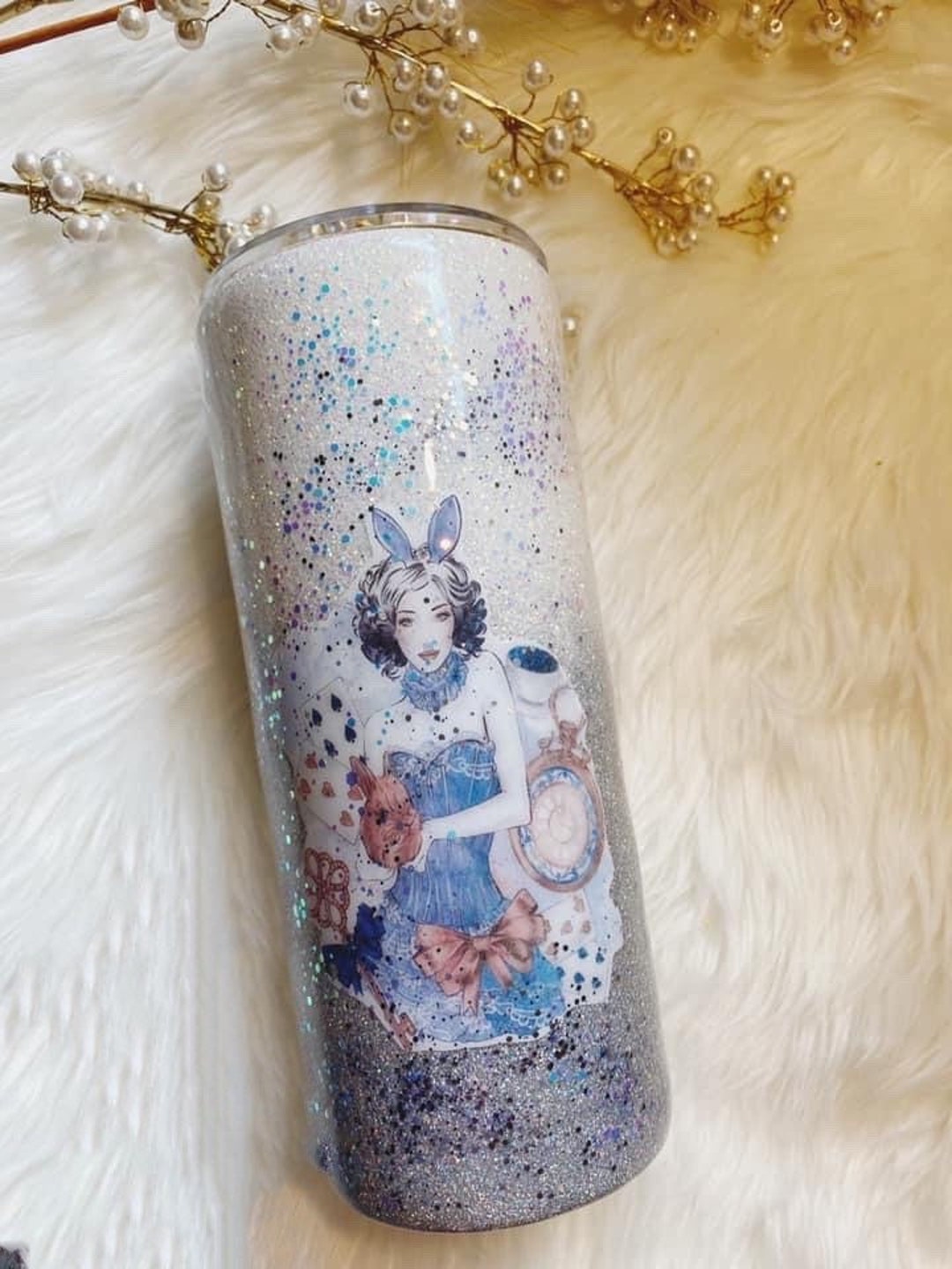 Alice Tumbler, Alice in Wonderland Tumbler for Adults, Alice in