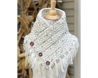 Winter Braid Cowl crochet pattern by Sheepish Stitches | fall | cap | toque | autumn | winter