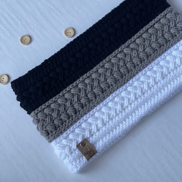 Harvest Braid Cowl Crochet Pattern by Sheepish Stitches | Cowl | Neck Warmer | Braided Crochet | Texture | Winter Fashion