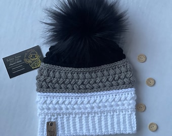 Harvest Braid Beanie Crochet Pattern by 