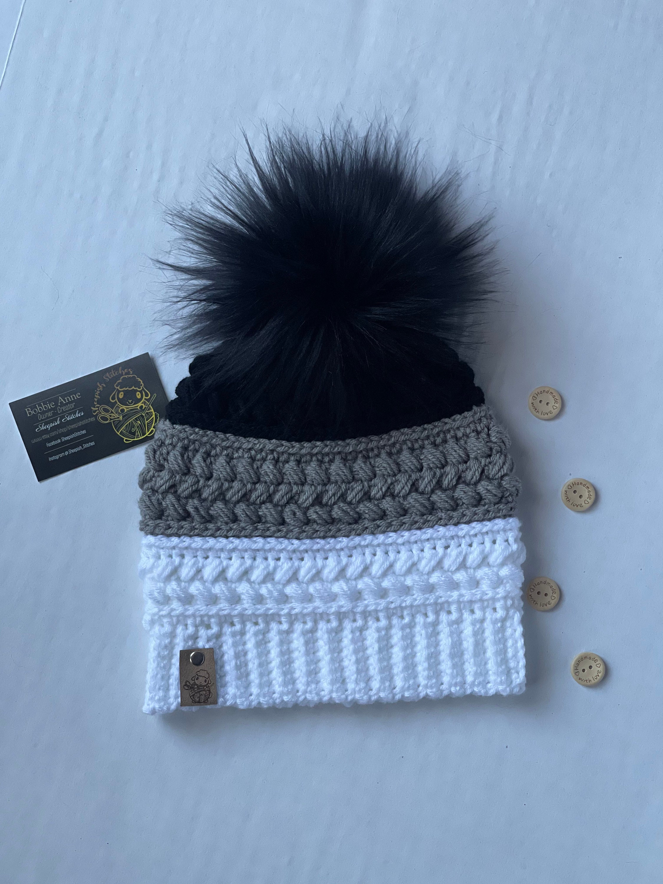 Harvest Braid Beanie Crochet Pattern by 