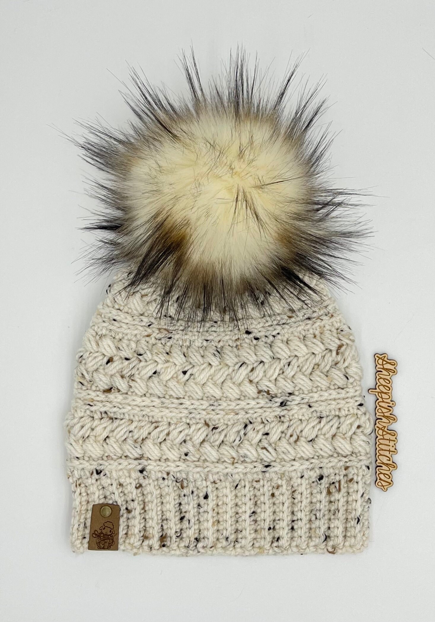 Harvest Braid Beanie Crochet Pattern by 