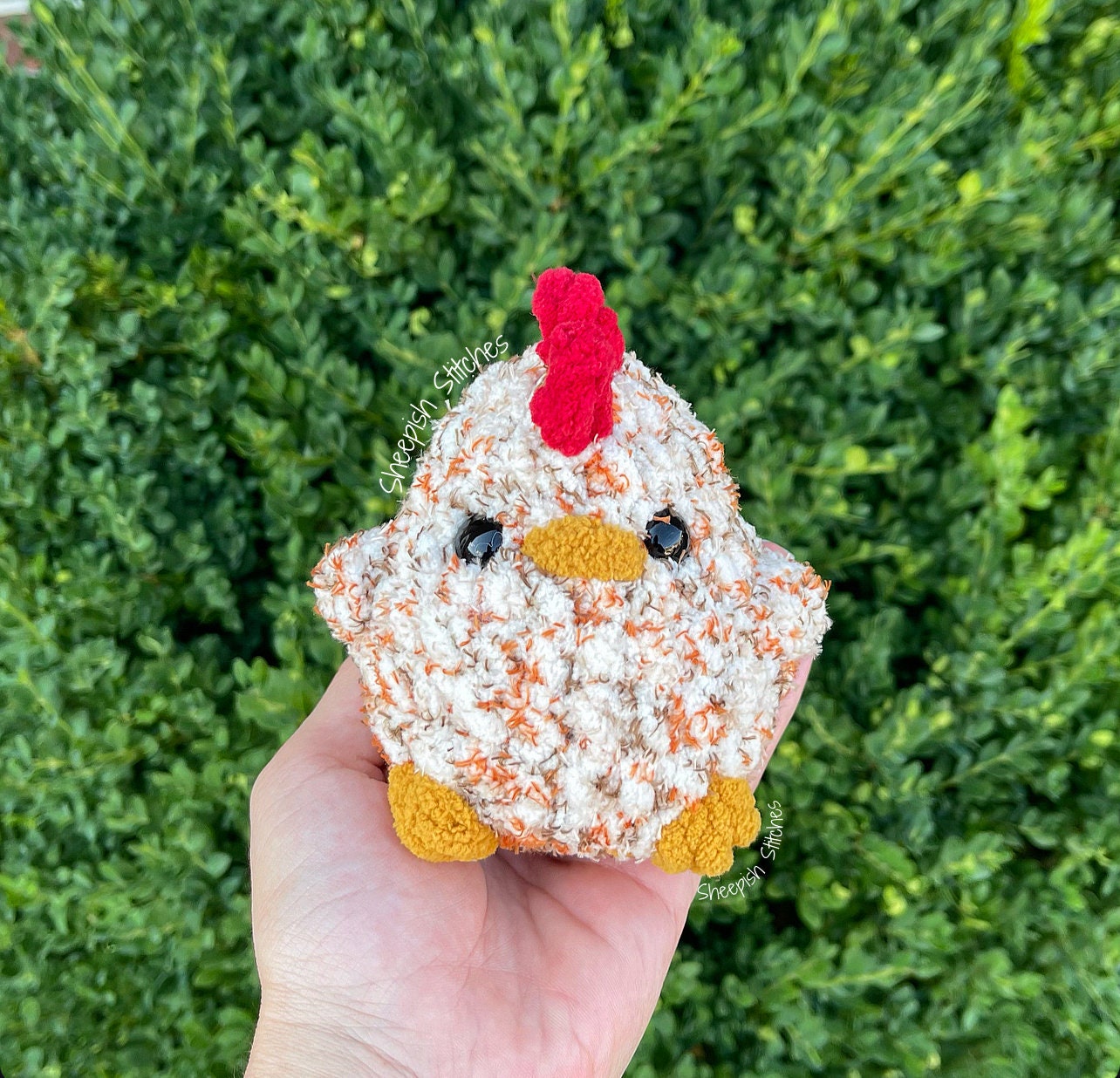 Nugget the Chicken Crochet Pattern by Sheepish Stitches