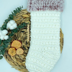 Mountain Ridge Christmas Stocking Crochet Pattern | Christmas gifts | Christmas decor