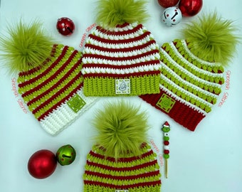 Mountain Ridge Beanie Crochet Pattern by Sheepish Stitches|Toque|Textured Winter Hat – Confident Beginner to Intermediate Pattern
