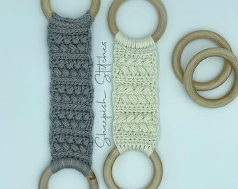 Braided Towel Ring Crochet Pattern | Kitchen Decor (PDF Pattern)