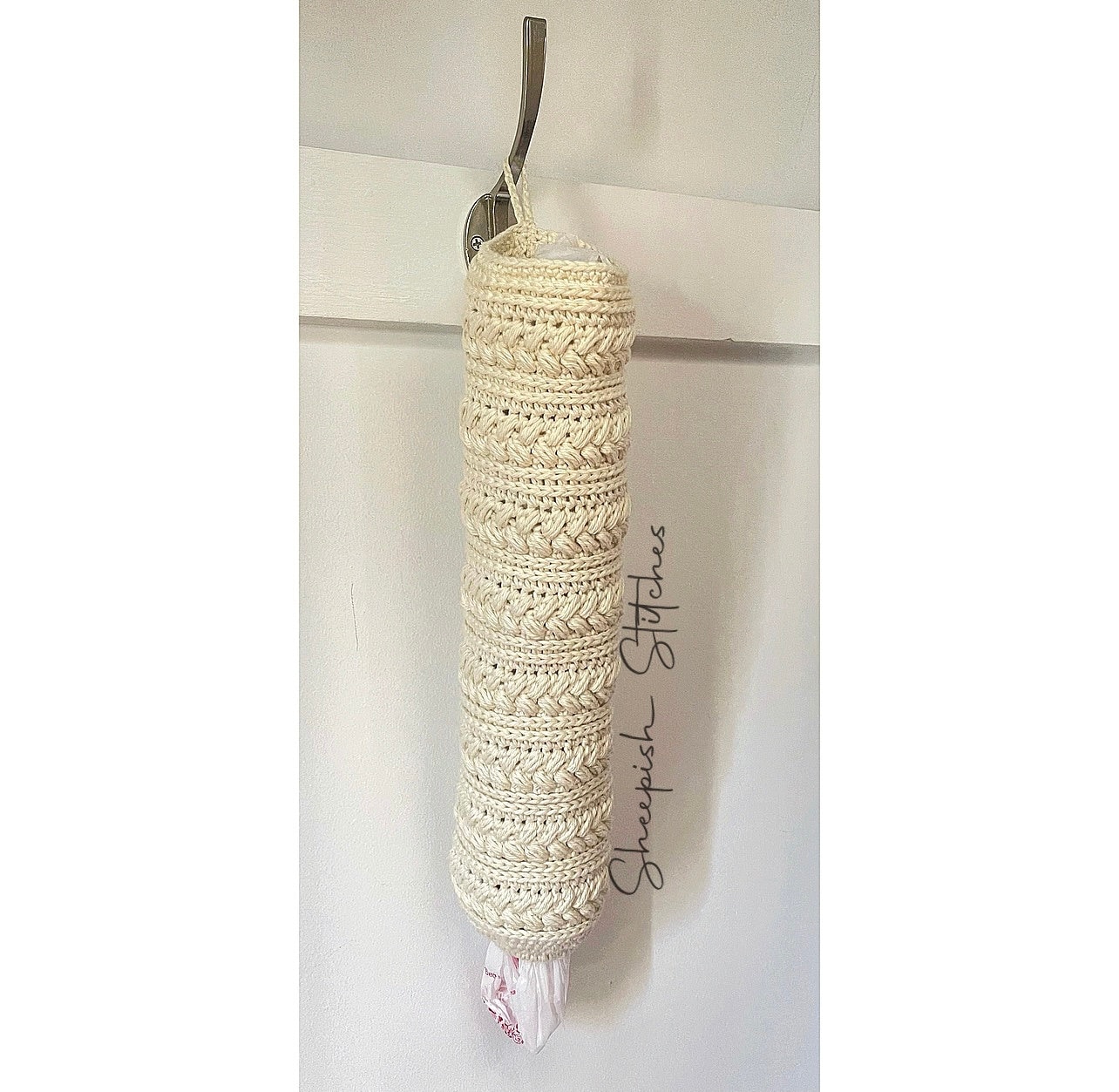 Braided Bag Holder Crochet Pattern by Sheepish Stitches