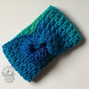 Ruffle Their Feathers Headband Crochet Pattern | Winter Accessories | Twisted Ear Warmer| Crochet Pattern | Crochet twisted Headband Pattern