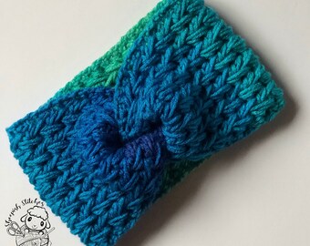 Ruffle Their Feathers Headband Crochet Pattern | Twisted Ear Warmer (PDF Pattern)