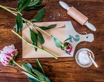 Chopping Board personalised with your Initials or Numbers