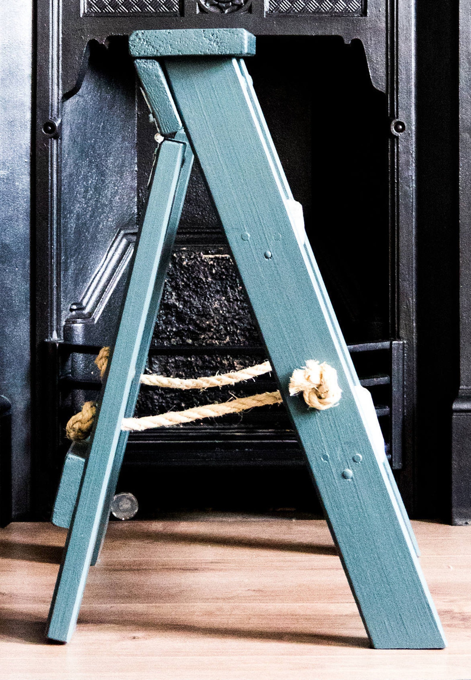 Hand Crafted Wooden Step Ladder. Display Stand. Plant Stand. Etsy