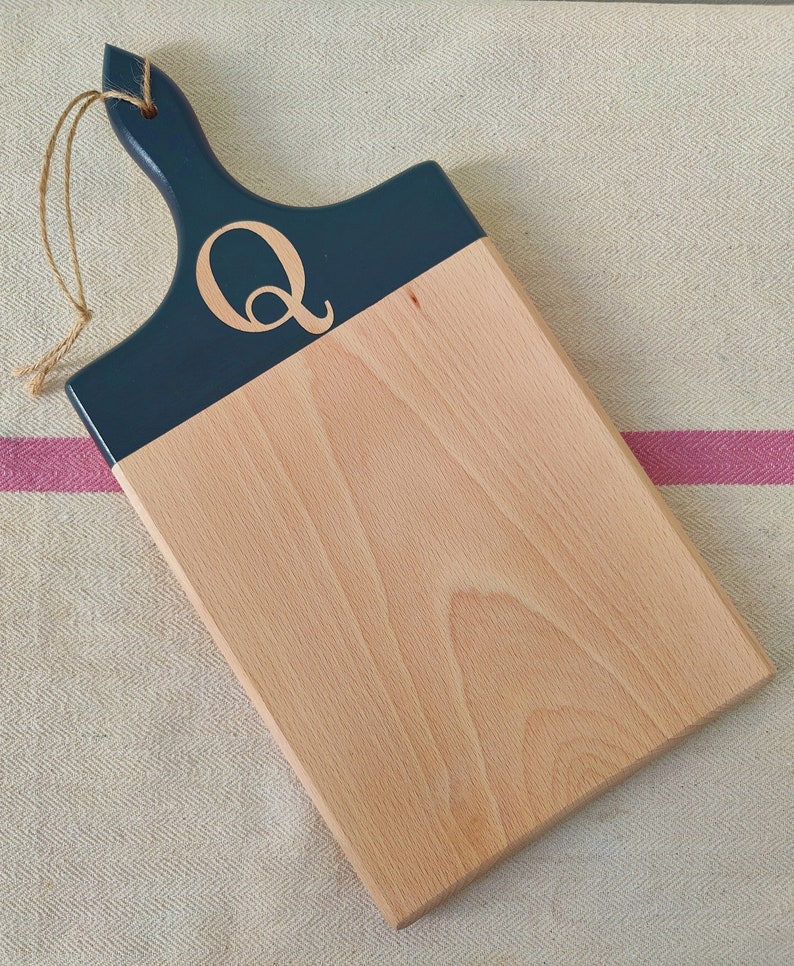 Chopping Board personalised with initials or Numbers image 1