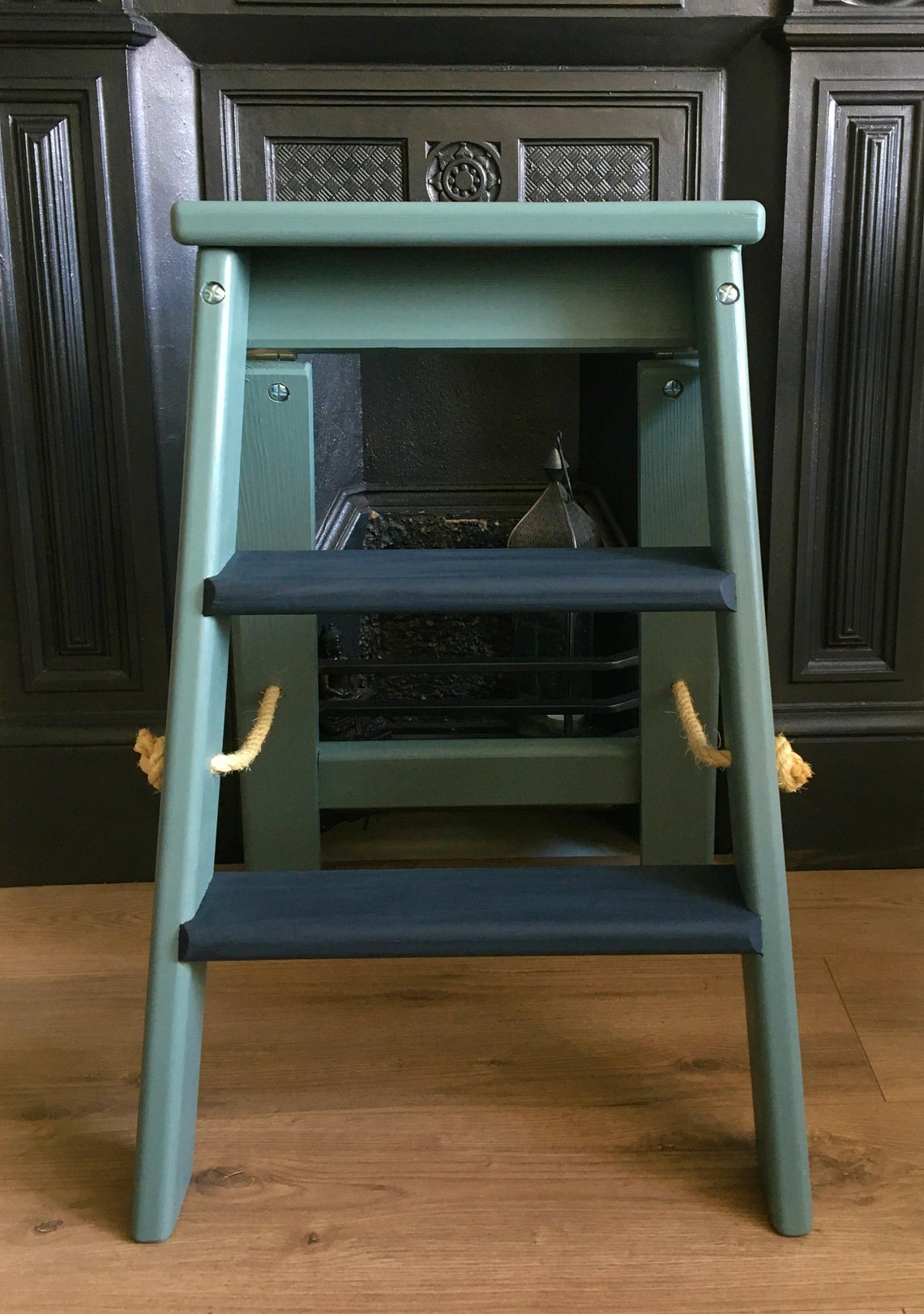 Hand Crafted Wooden Step Ladder. Display Stand. Plant Stand. Etsy