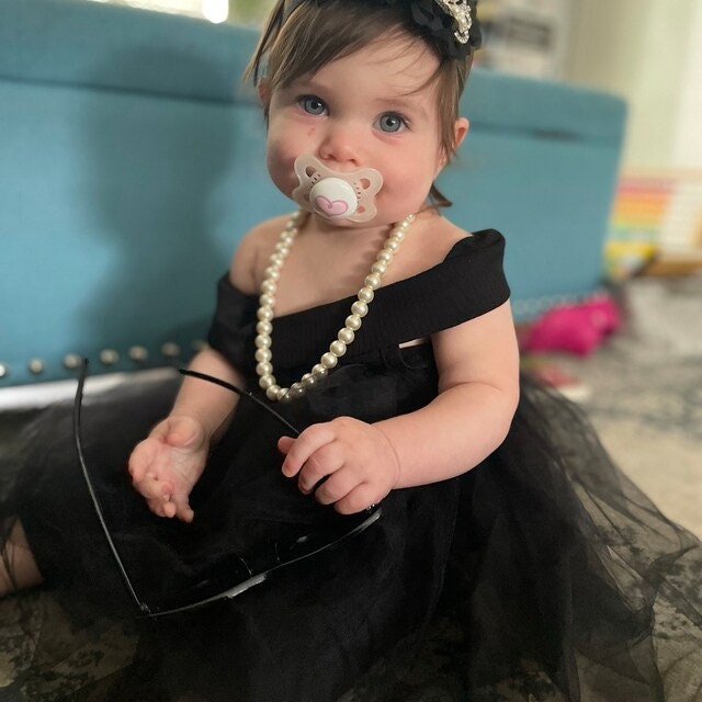 Audrey Hepburn Birthday girl Dress Audrey Hepburn costume Audrey Hepburn Baby Girl dress Audrey Hepburn outfit Audrey Hepburn set