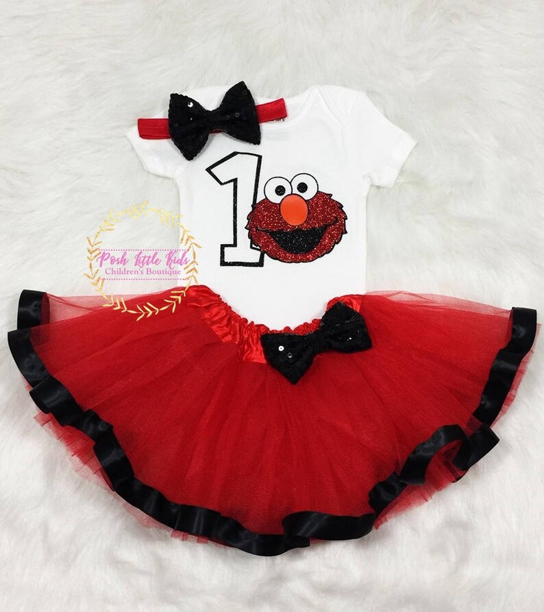 elmo outfit baby girl