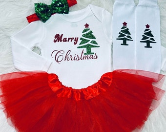 Marry Christmas  Baby Girl outfit, New years outfit, Christmas girl outfit, Christmas baby outfit, Photo props, Christmas Girl set