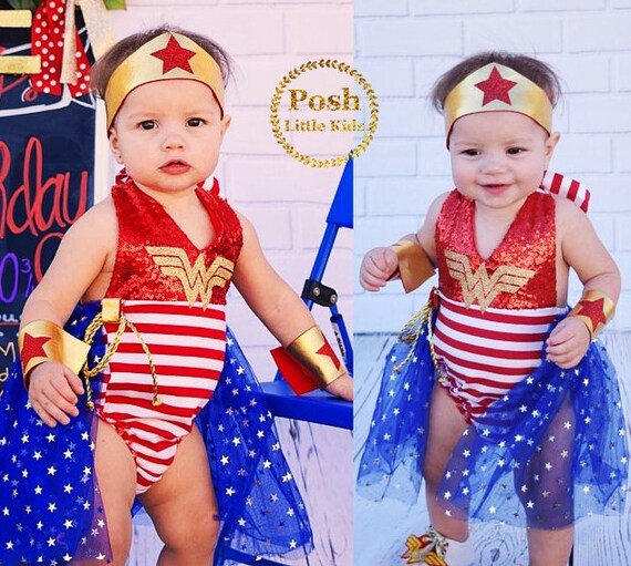 baby girl wonder woman costume
