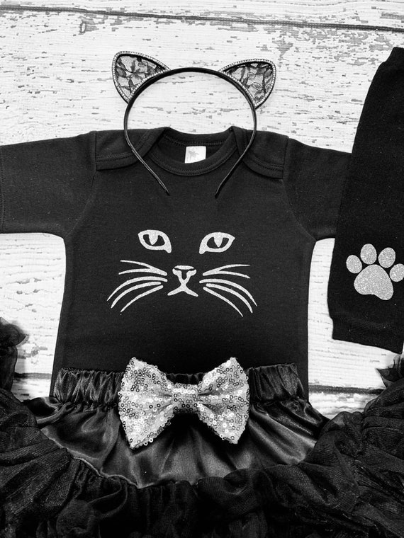 Baby black cat costume deals