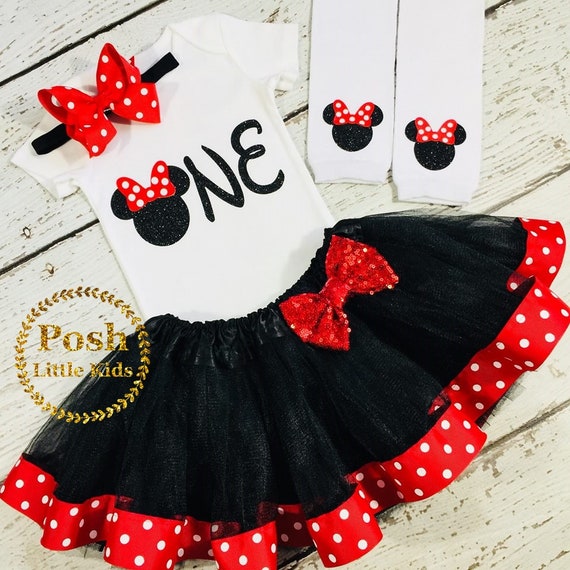 minnie mouse birthday girl outfit