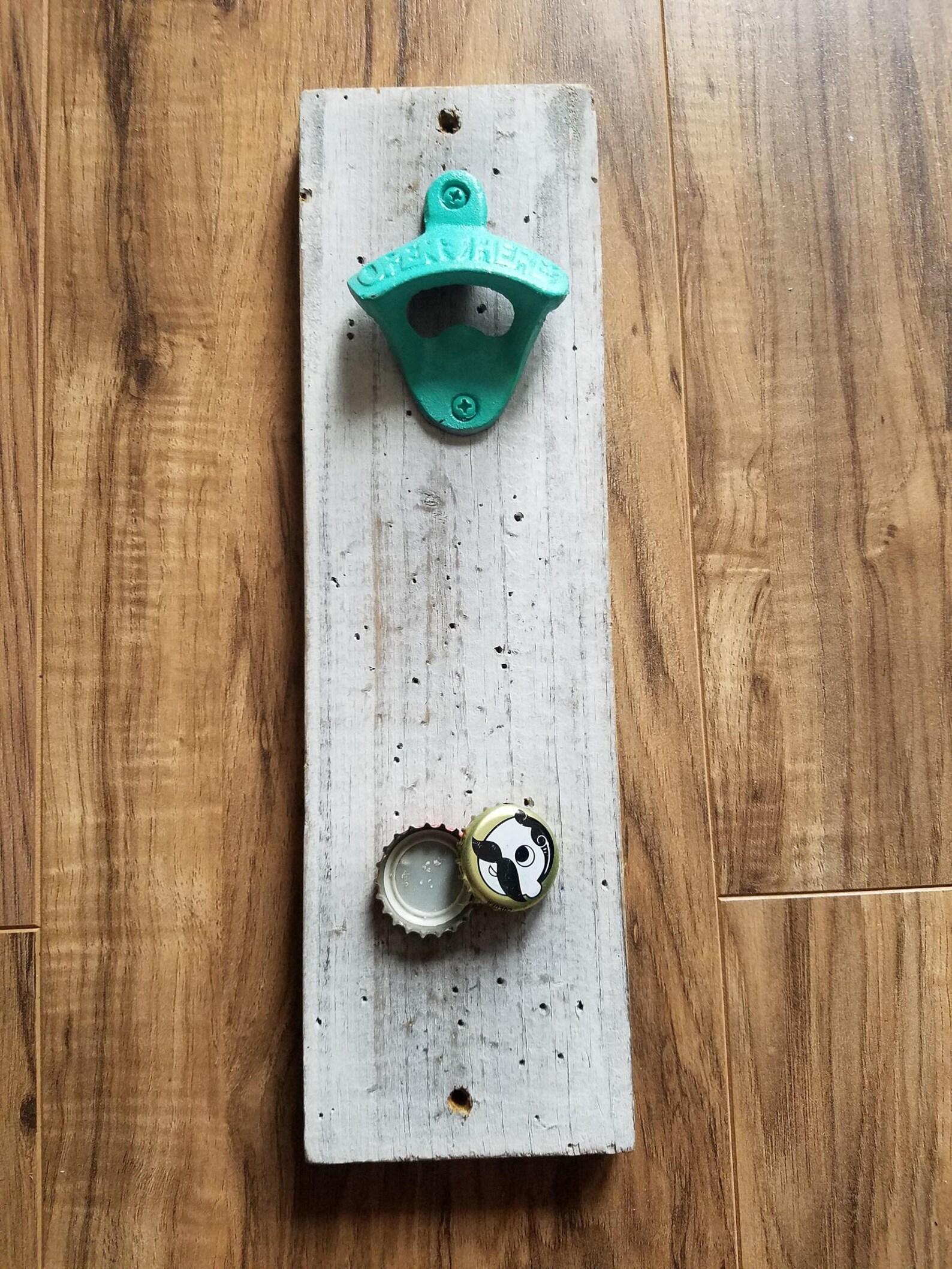 Wall Mounted Bottle Cap Opener Etsy