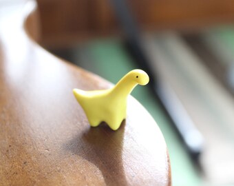 Miniature Clay Dino Figurine