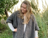 Oversized Crochet Cape Pattern: Easy Modern Cardigan (PDF Pattern)