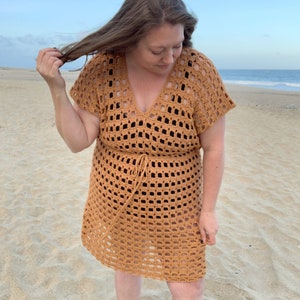 Häkelmuster für Strandüberwürfe, Badeanzugüberwürfe, The Calliope Coverup, Häkelanleitung und Anleitung, Sommerüberwürfe