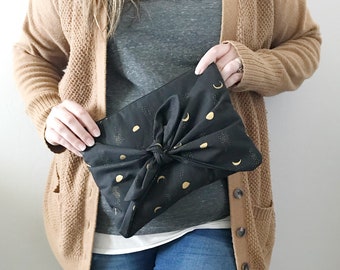 The Bella Bow Clutch, Sewing Pattern, bow clutch, zipper pouch, pdf pattern