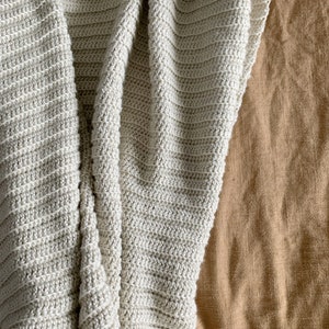 easiest crochet blanket pattern, modern crochet blanket, beginner friendly pattern, The Maverick Blanket crochet pattern image 2