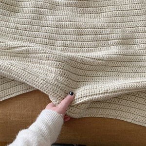 easiest crochet blanket pattern, modern crochet blanket, beginner friendly pattern, The Maverick Blanket crochet pattern image 8
