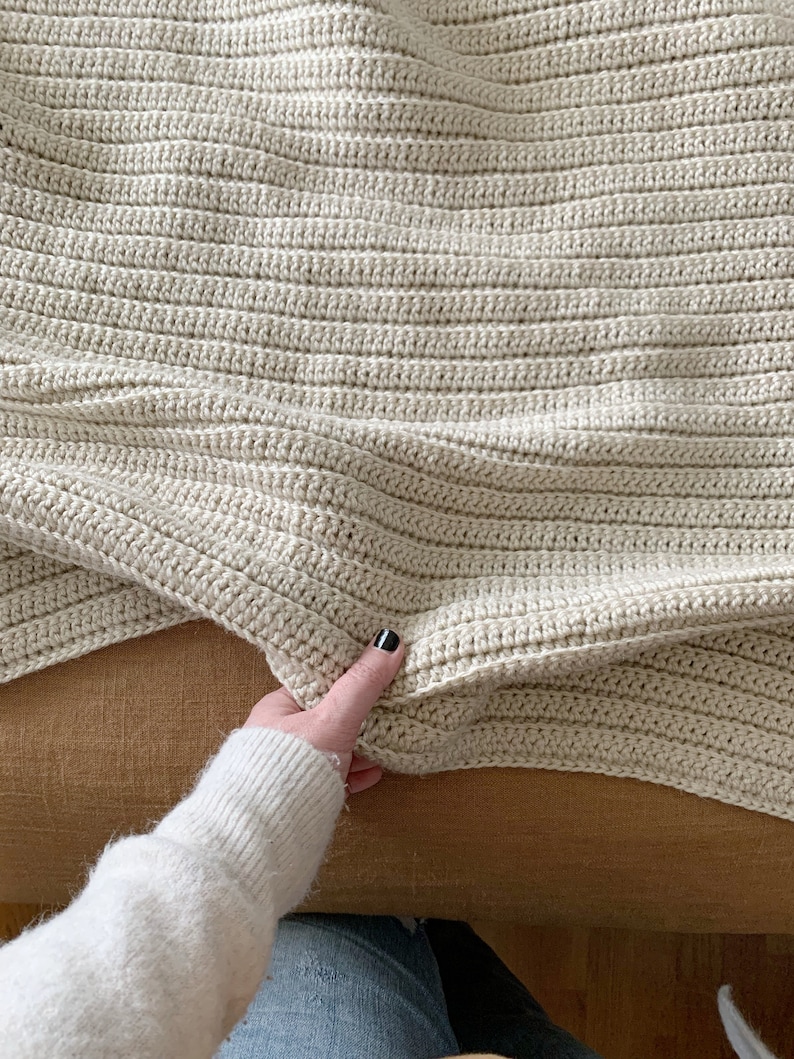 easiest crochet blanket pattern, modern crochet blanket, beginner friendly pattern, The Maverick Blanket crochet pattern image 8