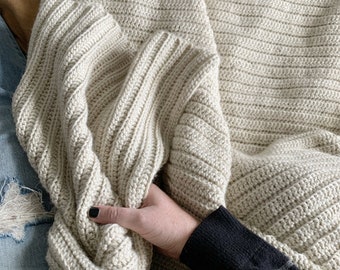 Modern Crochet Blanket Pattern: Beginner Friendly (PDF Pattern)