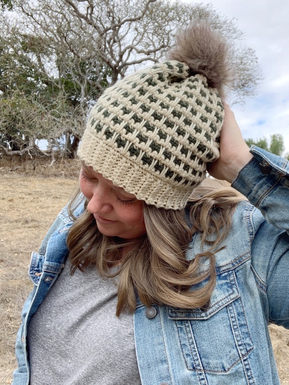 Two Color Crochet Beanie Pattern, the Vance Beanie (PDF  display picture 3