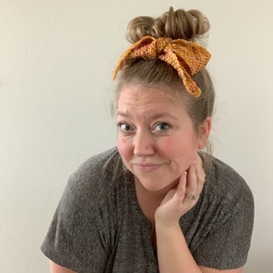 Patrón de pañuelo de crochet: Diadema Jillie (Patrón PDF) imagen 3