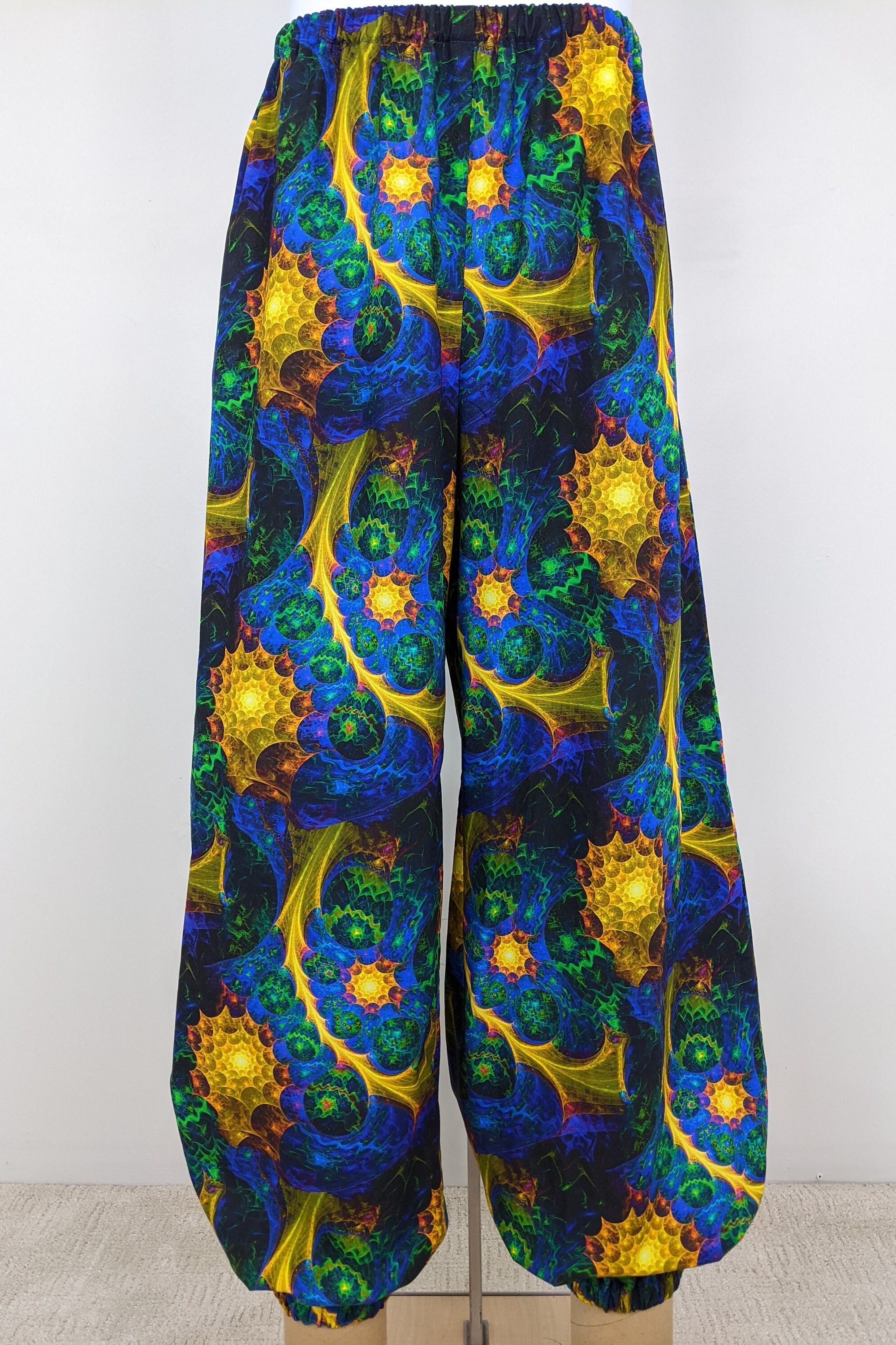 【SATIIIZ】Clown Patch Cotton Wide Work Pants Retro Clowncore Wide-leg Flower Pants // Striped Bottoms - Etsy