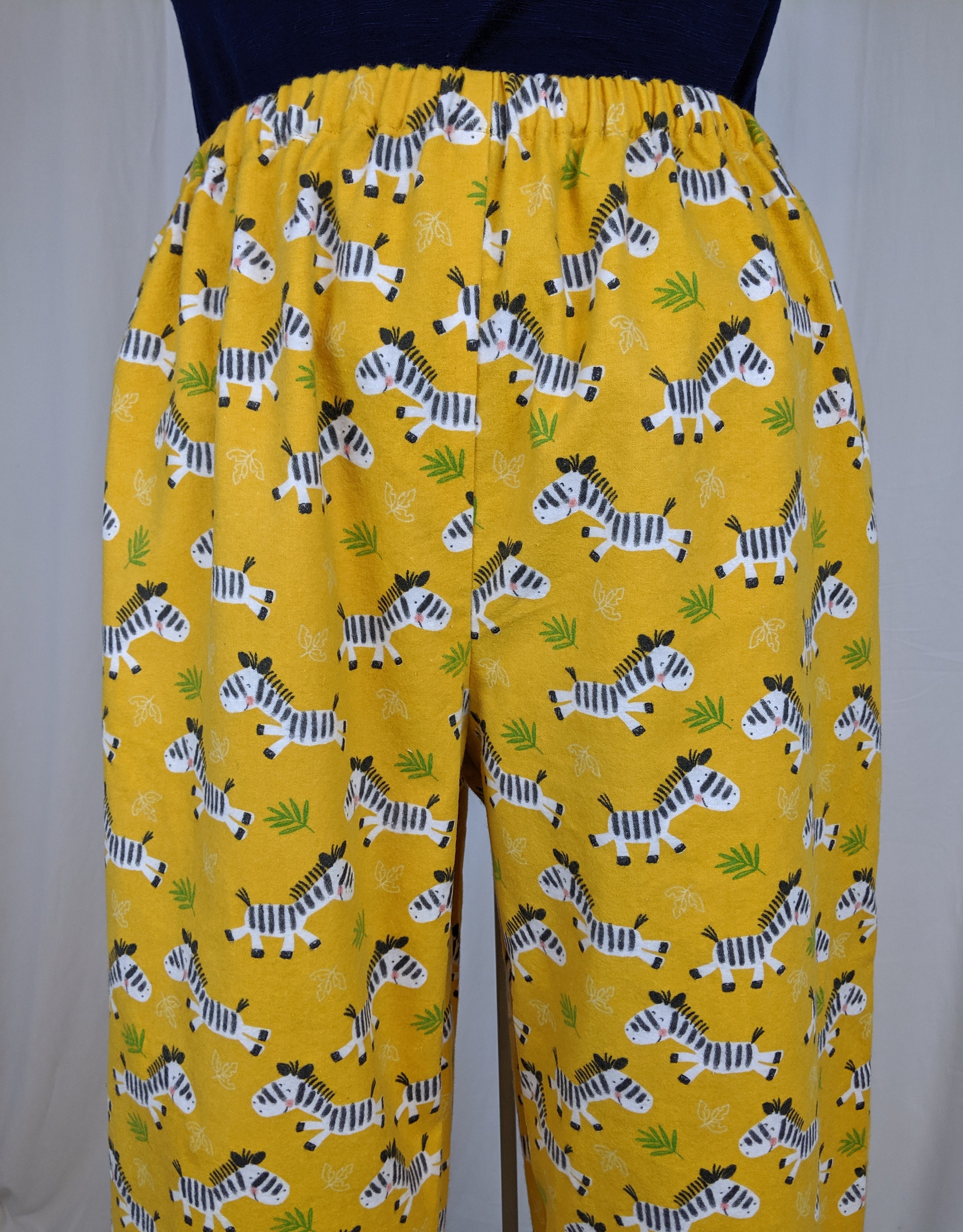 Zebra print pajama pants women flannel pj pants elastic Etsy