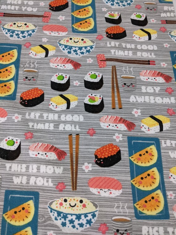 Sushi print pajamas sale