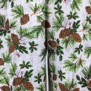 Evergreen Print Flannel Pajama Pants: Soft Cotton Lounge Wear