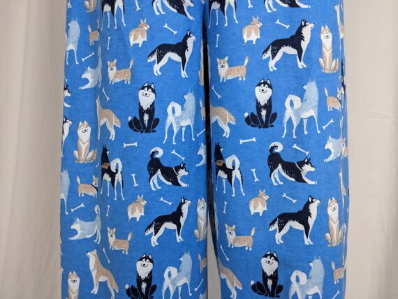 dog print pajamas womens