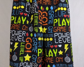 pantalones de pijama para jugadores, pantalones de pijama de franela para hombre, pantalones de pj de cintura elástica, regalos de jugador para él, fiesta de juegos vidoe, pantalones holgados