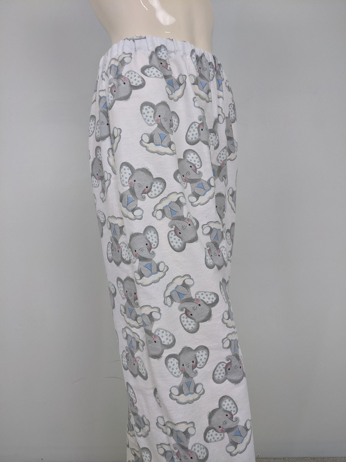 Elephant Print Pajama Pants Women Soft Lounge Wear High Etsy