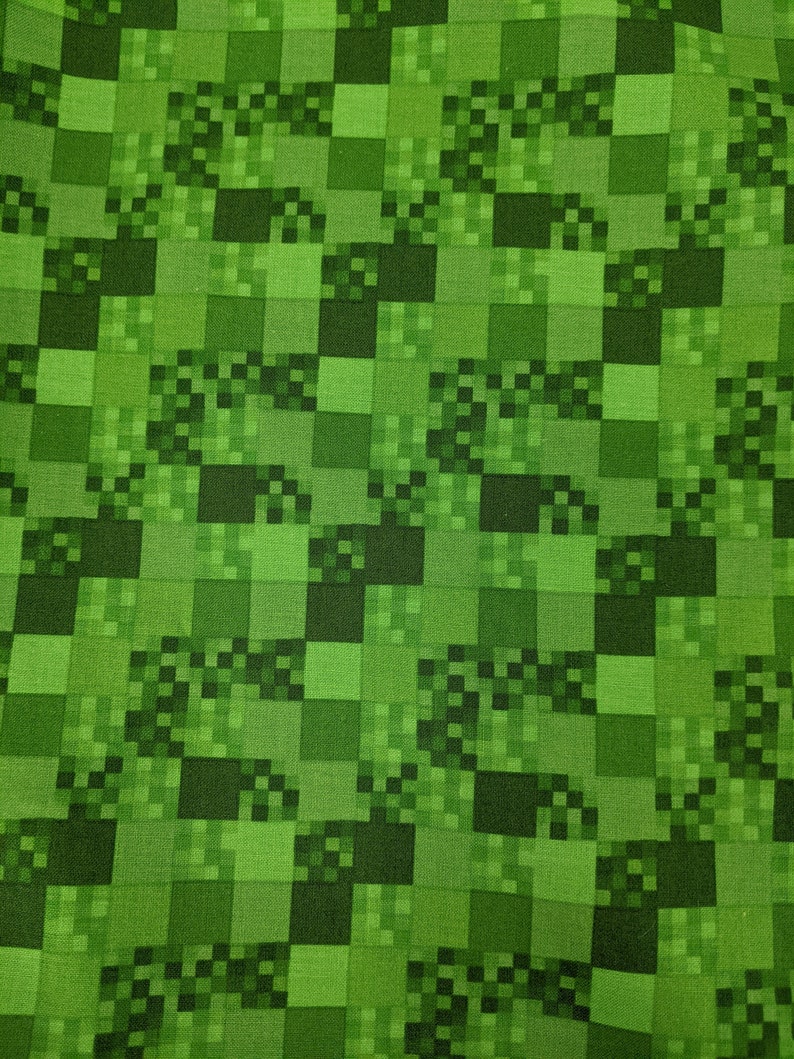 Green Adult Costume Pants, Men / Women Clown Clothing, Pixel Blended