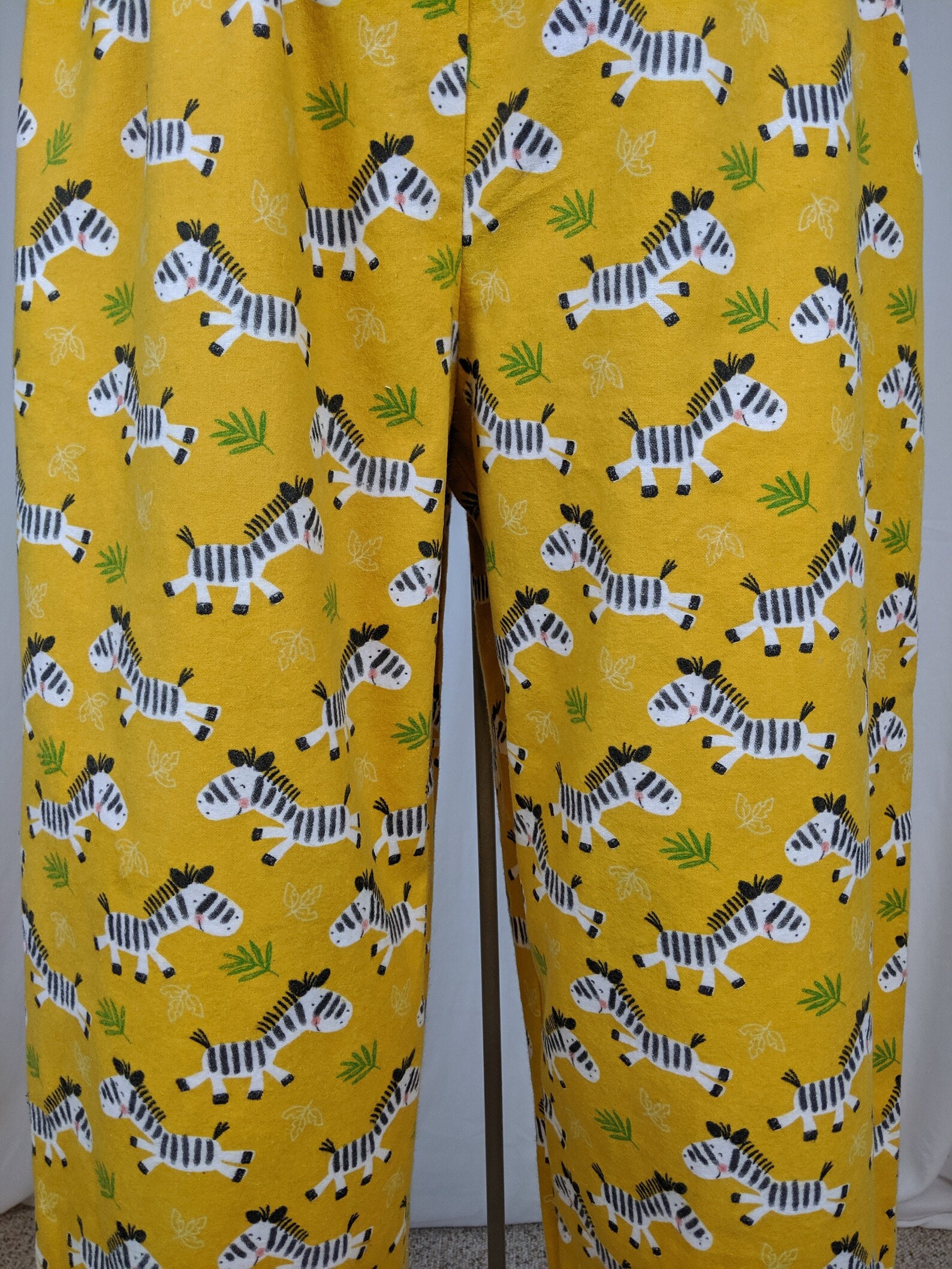 Zebra Print Pajama Pants Women Flannel Pj Pants Elastic Etsy