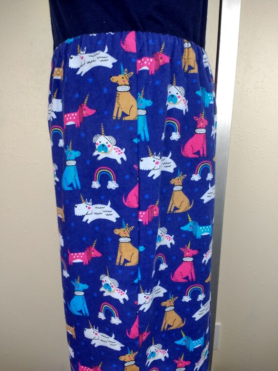 unicorn pajama shorts