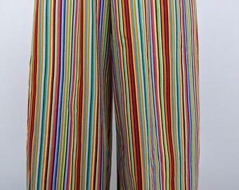 Striped Costume Pants: Adult Unisex Clown Festival Outfit