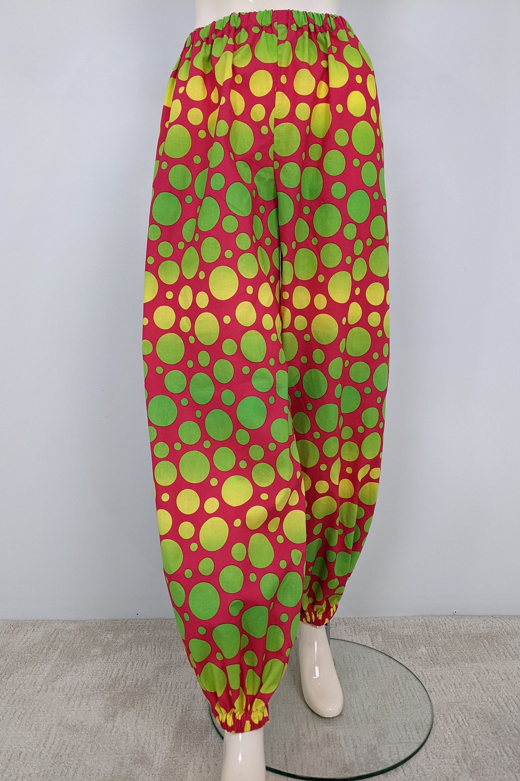 Polka Dot Clown Pants: Adult Costume Harem Pants - Etsy