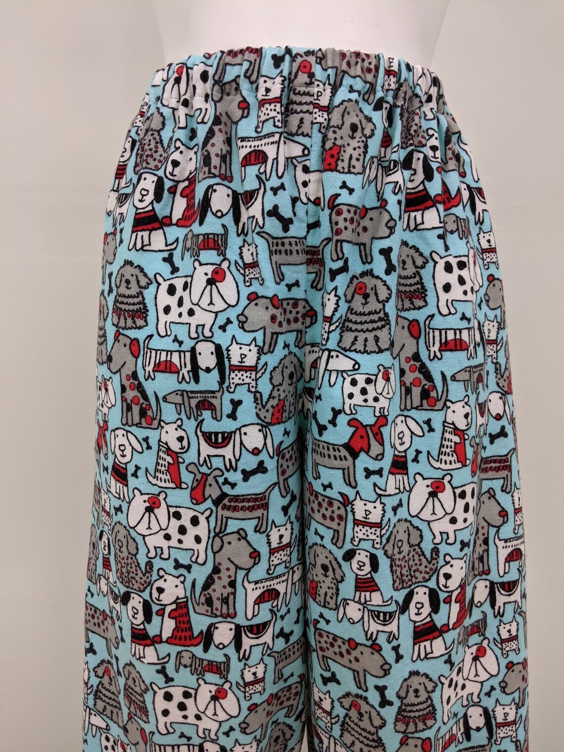Dog Print Pajama Pants Women Soft Flannel Lounge Wear Pajama - Etsy