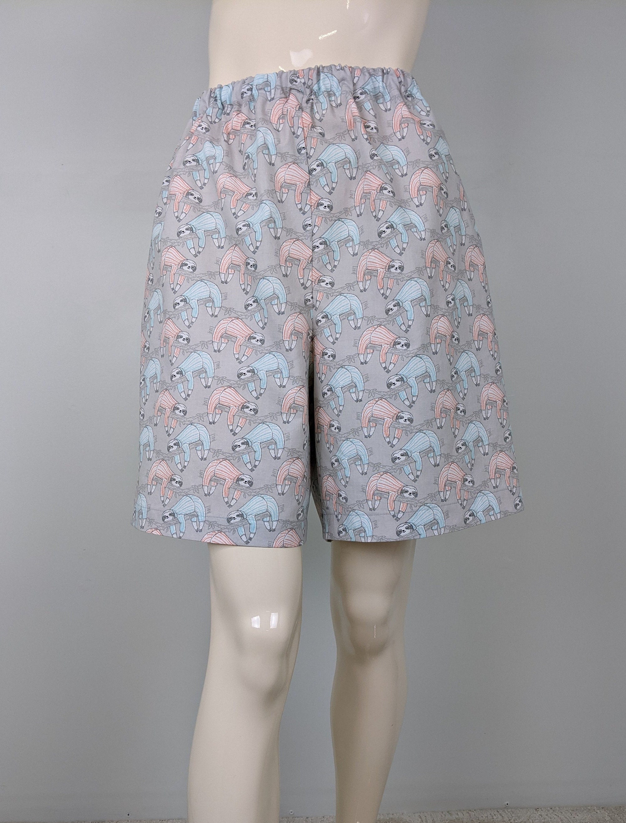 Sloth pajama shorts sale