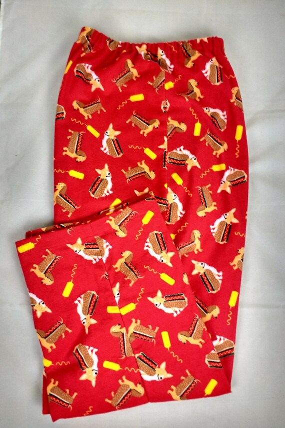 hot dog pajama pants